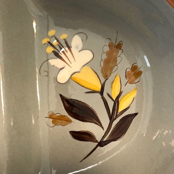 Vintage Stangl Pottery Golden Harvest Divided Dish - Picture 4 of 6